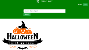 openclipart圖庫：Halloween - Trick or Treat Logo-資源代表圖