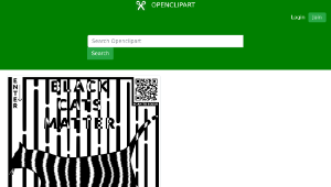 openclipart圖庫：Black Cats Matter Maze-資源代表圖