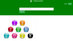 openclipart圖庫：Web2.0 Multi Color Buttons-資源代表圖