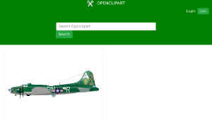 openclipart圖庫：B-17-資源代表圖