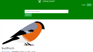 openclipart圖庫：bullfinch縮圖