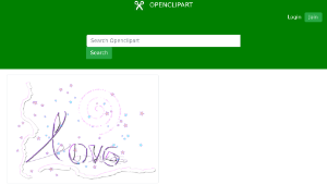 openclipart圖庫：Love - text-資源代表圖