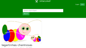 openclipart圖庫：lagartinhas charmosas縮圖