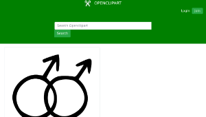 openclipart圖庫：gay symbol縮圖
