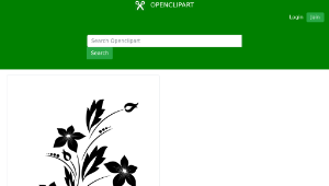 openclipart圖庫：Flower ornament-資源代表圖