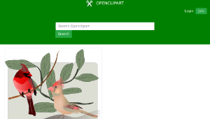 openclipart圖庫：Two Birds Background-資源代表圖