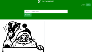 openclipart圖庫：Vindictive Santa-資源代表圖