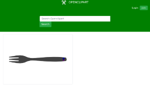 openclipart圖庫：Fork 2-資源代表圖