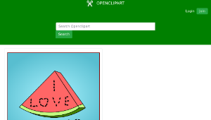 openclipart圖庫：Watermelon-font-資源代表圖
