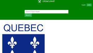 openclipart圖庫：Quebec Icon-資源代表圖
