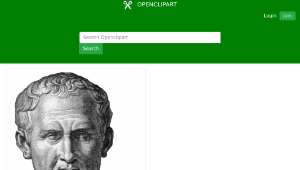 openclipart圖庫：Bust Of Marcus Tullius Cicero-資源代表圖