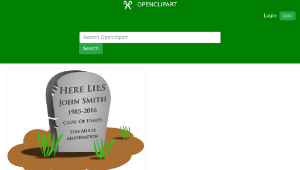 openclipart圖庫：Cause Of Death
