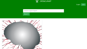openclipart圖庫：Brain Storm No Background