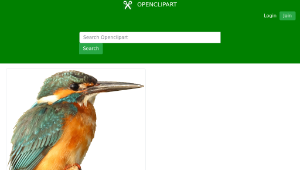 openclipart圖庫：Kingfisher Bird-資源代表圖