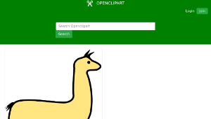 openclipart圖庫：Llama-資源代表圖