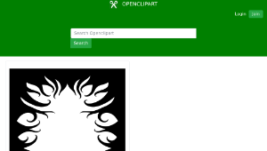 openclipart圖庫：Reaching Border縮圖
