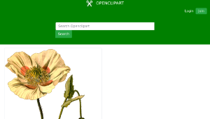 openclipart圖庫：Opium poppy (detailed)-資源代表圖