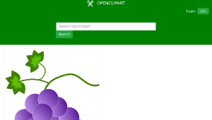 openclipart圖庫：purple grapes-資源代表圖
