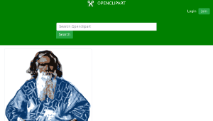 openclipart圖庫：Ainu Man of Japan