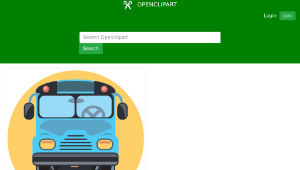 openclipart圖庫：Bus Icon