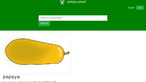openclipart圖庫：papaya-資源代表圖