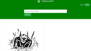 openclipart圖庫：armored demon of corruption-資源代表圖