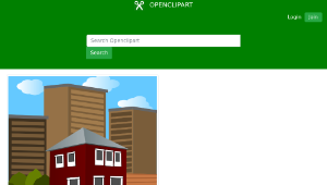 openclipart圖庫：Simple city view-資源代表圖