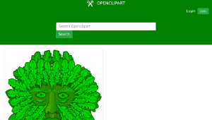 openclipart圖庫：Green Man-資源代表圖