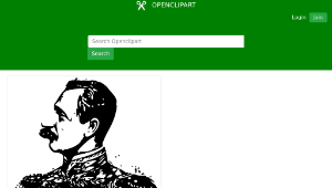 openclipart圖庫：Ezequiel Zamora縮圖