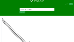 openclipart圖庫：Saber縮圖