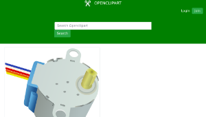 openclipart圖庫：Stepper motor縮圖