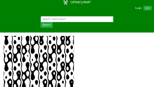 openclipart圖庫：Background pattern 42 (black)-資源代表圖