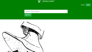 openclipart圖庫：Shoe Steps on Man縮圖
