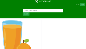 openclipart圖庫：Orange Juice-資源代表圖