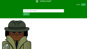 openclipart圖庫：Detective縮圖