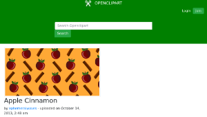 openclipart圖庫：Apple Cinnamon-資源代表圖