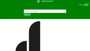 openclipart圖庫：Bar graph icon縮圖