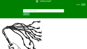 openclipart圖庫：Cat of nine tails-資源代表圖