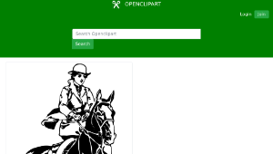 openclipart圖庫：steeple chase縮圖
