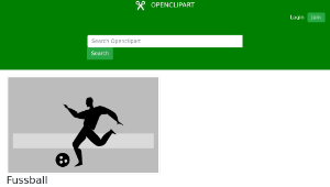 openclipart圖庫：Fussball-資源代表圖
