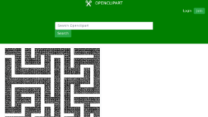 openclipart圖庫：Maze within a maze