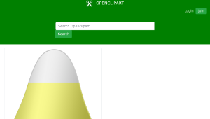 openclipart圖庫：Candy Corn-資源代表圖