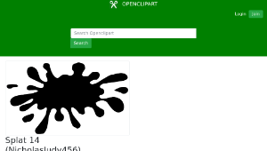 openclipart圖庫：Splat 14 (NicholasJudy456)-資源代表圖