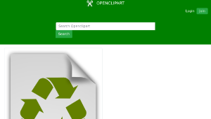 openclipart圖庫：Trash Document Icon