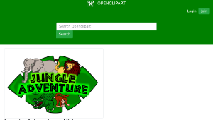 openclipart圖庫：Jungle Adventure Kids Club Logo-資源代表圖