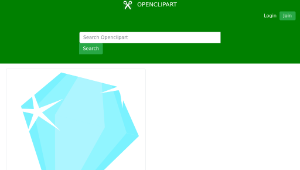 openclipart圖庫：Light blue diamond-資源代表圖