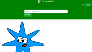 openclipart圖庫：Crazy Star II-資源代表圖