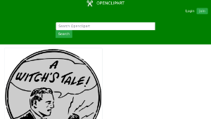 openclipart圖庫：A Witch's Tale縮圖