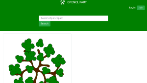 openclipart圖庫：tree-14a縮圖