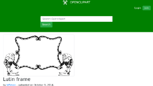 openclipart圖庫：Lutin frame-資源代表圖